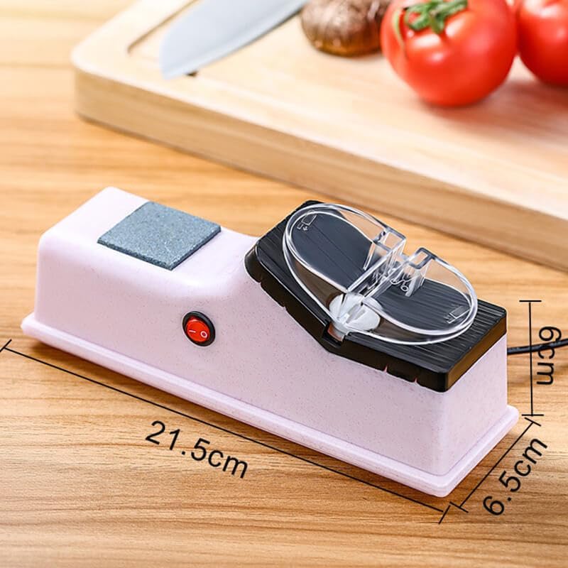 Knife Sharpener | Accurate Grinding System | Secure Design | Compatible With All Blades