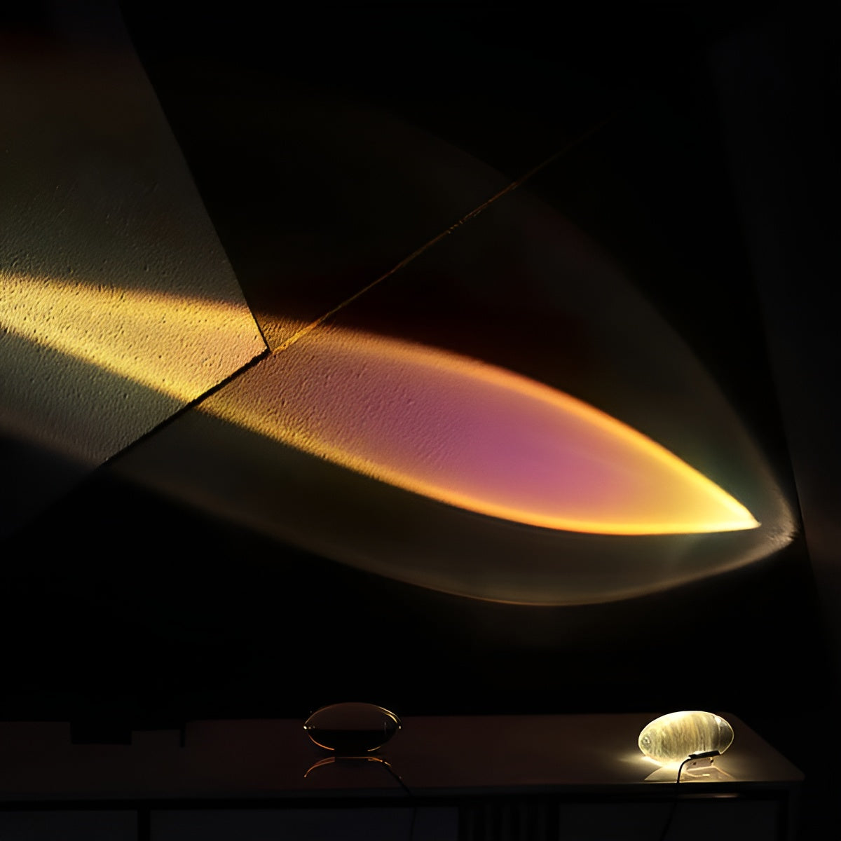 Oval Shaped Table Lamp with Cozy Ambient Lighting