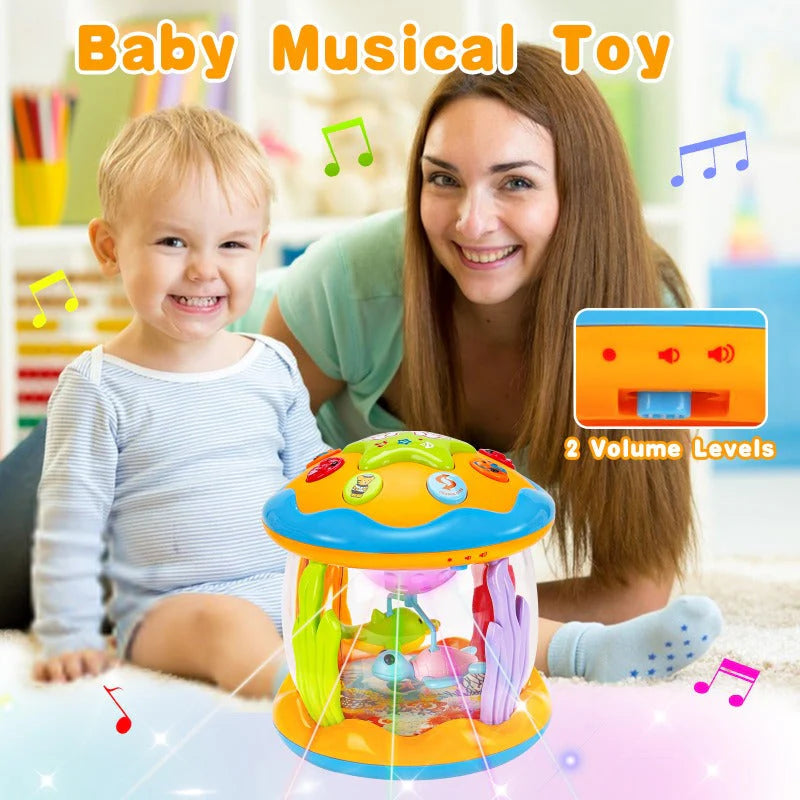 Spinning Infant Night Light Projector with Music