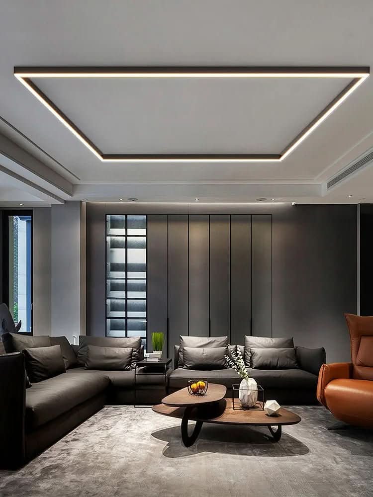 Minimalist LED Ceiling Lamp – Nordic Style, Flicker-Free Illumination