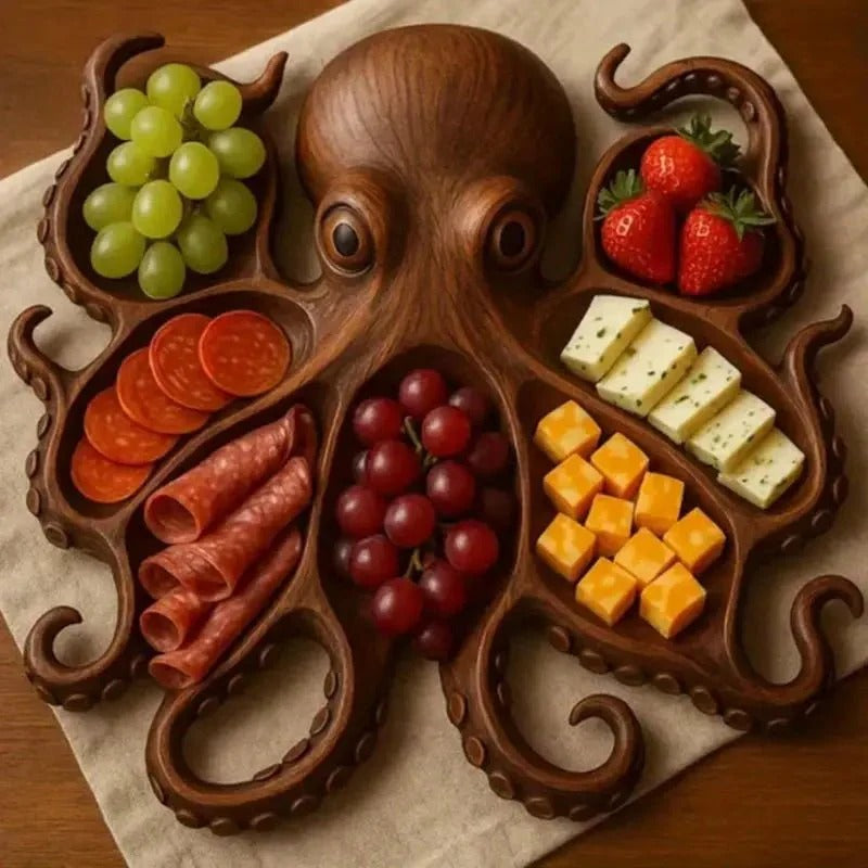Snack Tray | Solid Wood Serving Board | Animal Design | NaturKueche