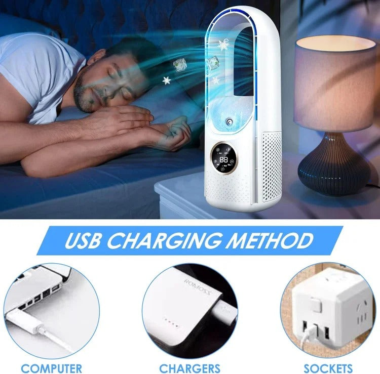 Portable Air Cooler USB 6-Speed Fan