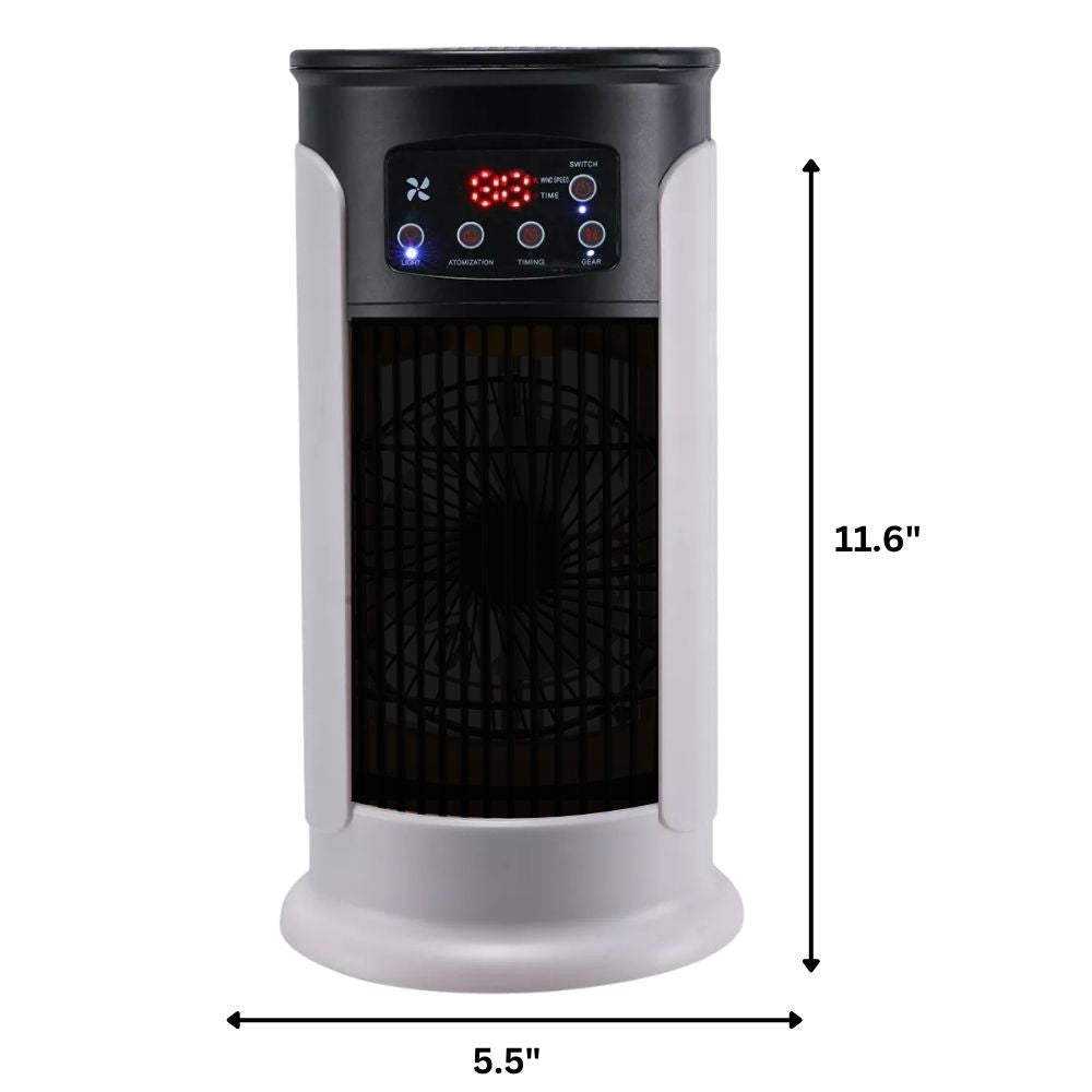 Portable Evaporative Air Cooler 300ml Water Tank 6-Speed Fan