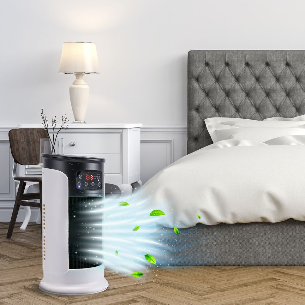 Portable Evaporative Air Cooler 300ml Water Tank 6-Speed Fan