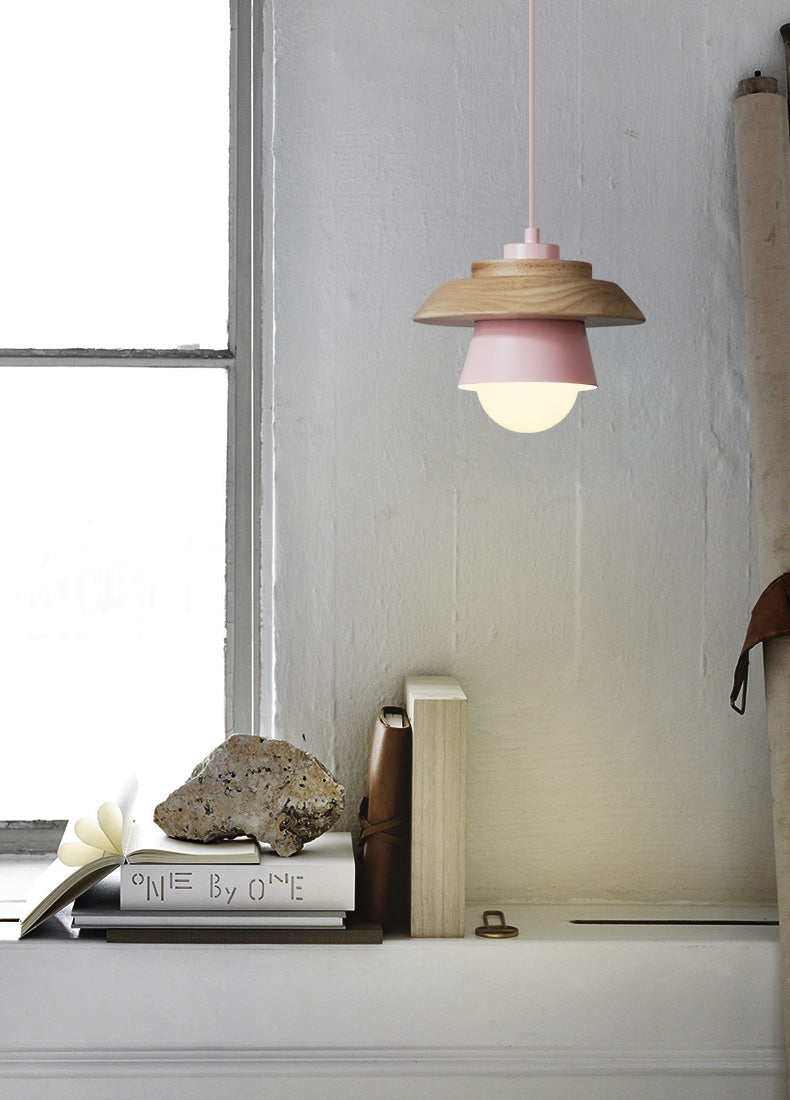 Scandinavian Wooden Hanging Lamp